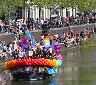 Boot bij Canal Pride